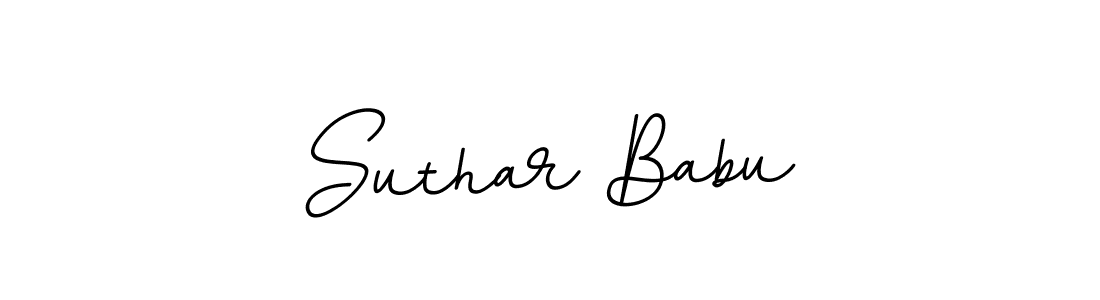 Suthar Babu stylish signature style. Best Handwritten Sign (BallpointsItalic-DORy9) for my name. Handwritten Signature Collection Ideas for my name Suthar Babu. Suthar Babu signature style 11 images and pictures png