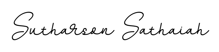 The BallpointsItalic-DORy9 handwriting style adds charm and authenticity to name Sutharson Sathaiah. A wonderful choice for personal thank-you notes. Sutharson Sathaiah signature style 11 images and pictures png