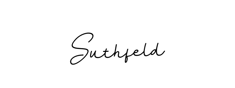 You should practise on your own different ways (BallpointsItalic-DORy9) to write your name (Suthfeld) in signature. don't let someone else do it for you. Suthfeld signature style 11 images and pictures png