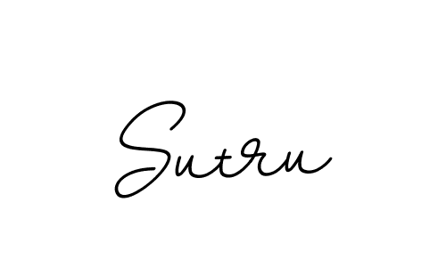 The best way (BallpointsItalic-DORy9) to make a short signature is to pick only two or three words in your name. The name Sutru include a total of six letters. For converting this name. Sutru signature style 11 images and pictures png