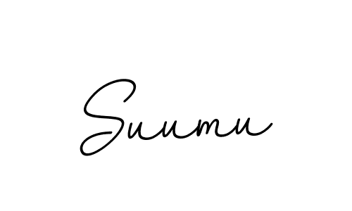 You should practise on your own different ways (BallpointsItalic-DORy9) to write your name (Suumu) in signature. don't let someone else do it for you. Suumu signature style 11 images and pictures png