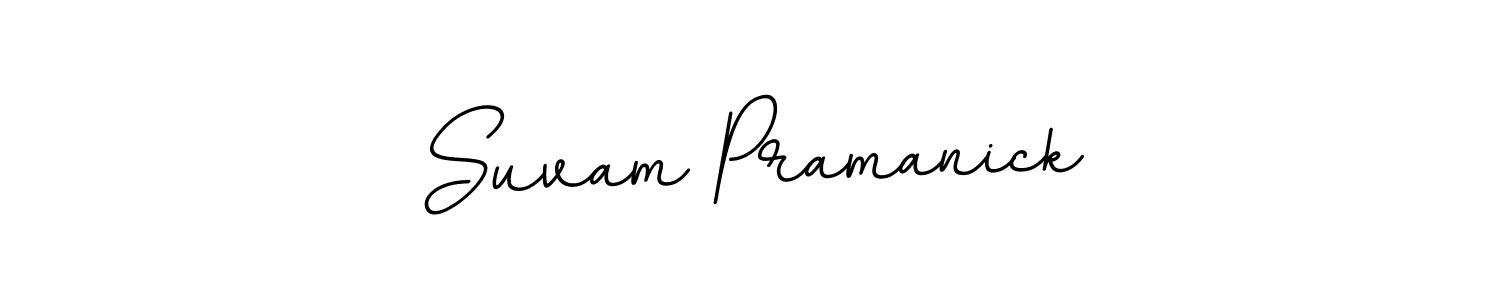 It looks lik you need a new signature style for name Suvam Pramanick. Design unique handwritten (BallpointsItalic-DORy9) signature with our free signature maker in just a few clicks. Suvam Pramanick signature style 11 images and pictures png