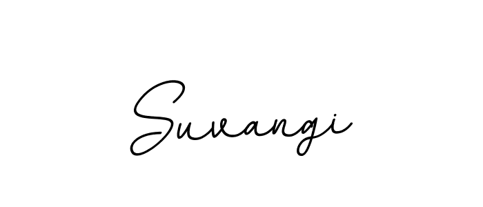 The best way (BallpointsItalic-DORy9) to make a short signature is to pick only two or three words in your name. The name Suvangi include a total of six letters. For converting this name. Suvangi signature style 11 images and pictures png