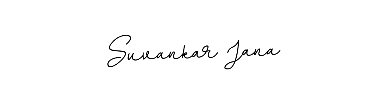 Design your own signature with our free online signature maker. With this signature software, you can create a handwritten (BallpointsItalic-DORy9) signature for name Suvankar Jana. Suvankar Jana signature style 11 images and pictures png