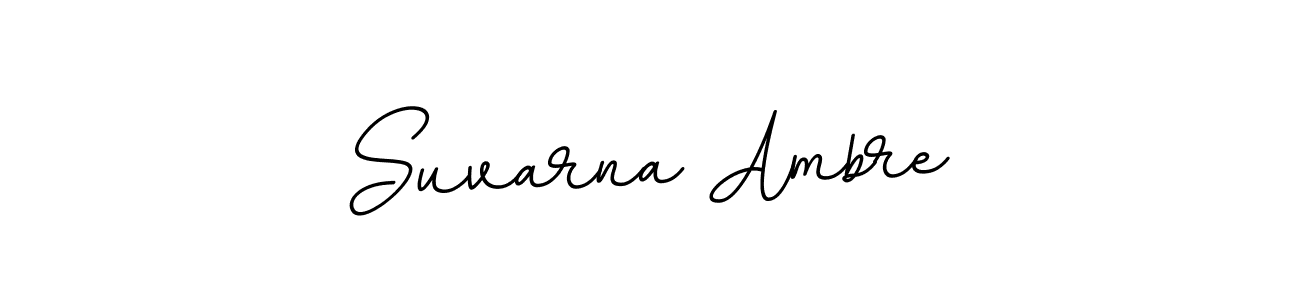 Create a beautiful signature design for name Suvarna Ambre. With this signature (BallpointsItalic-DORy9) fonts, you can make a handwritten signature for free. Suvarna Ambre signature style 11 images and pictures png