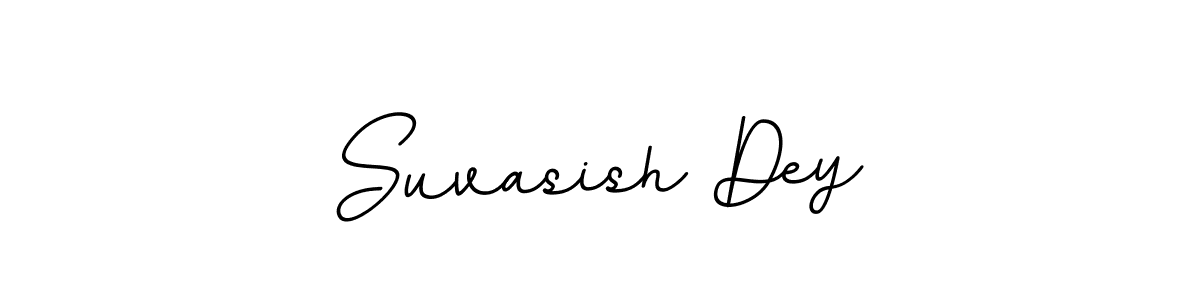Make a beautiful signature design for name Suvasish Dey. With this signature (BallpointsItalic-DORy9) style, you can create a handwritten signature for free. Suvasish Dey signature style 11 images and pictures png