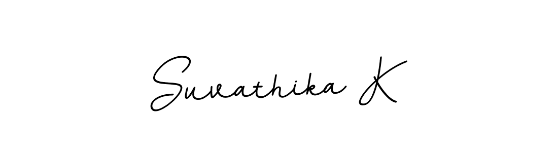 BallpointsItalic-DORy9 is a professional signature style that is perfect for those who want to add a touch of class to their signature. It is also a great choice for those who want to make their signature more unique. Get Suvathika K name to fancy signature for free. Suvathika K signature style 11 images and pictures png