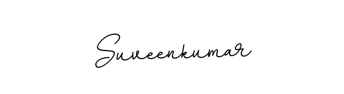 Design your own signature with our free online signature maker. With this signature software, you can create a handwritten (BallpointsItalic-DORy9) signature for name Suveenkumar. Suveenkumar signature style 11 images and pictures png