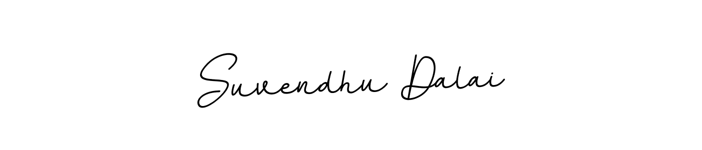 How to make Suvendhu Dalai name signature. Use BallpointsItalic-DORy9 style for creating short signs online. This is the latest handwritten sign. Suvendhu Dalai signature style 11 images and pictures png