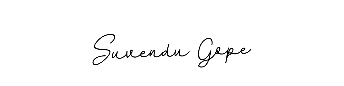 Suvendu Gope stylish signature style. Best Handwritten Sign (BallpointsItalic-DORy9) for my name. Handwritten Signature Collection Ideas for my name Suvendu Gope. Suvendu Gope signature style 11 images and pictures png