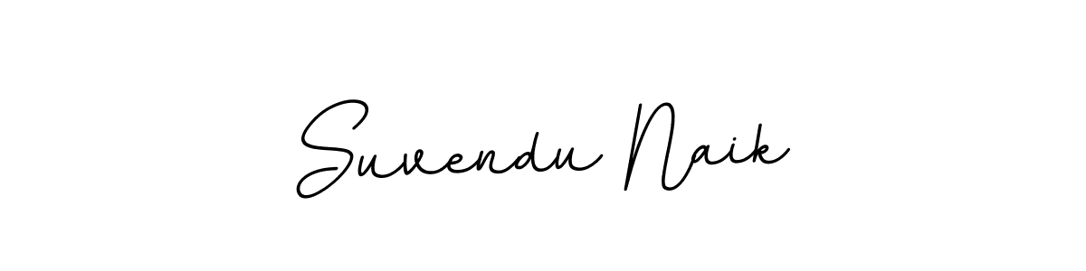 Make a beautiful signature design for name Suvendu Naik. With this signature (BallpointsItalic-DORy9) style, you can create a handwritten signature for free. Suvendu Naik signature style 11 images and pictures png