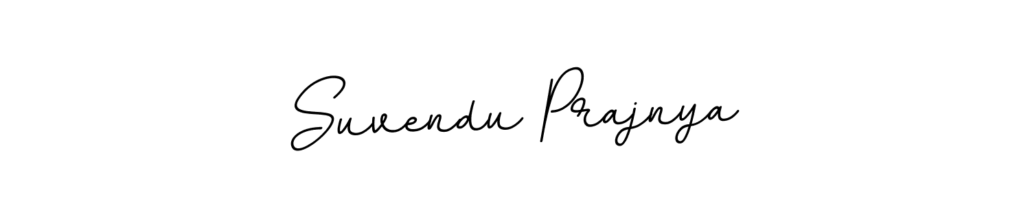 Create a beautiful signature design for name Suvendu Prajnya. With this signature (BallpointsItalic-DORy9) fonts, you can make a handwritten signature for free. Suvendu Prajnya signature style 11 images and pictures png