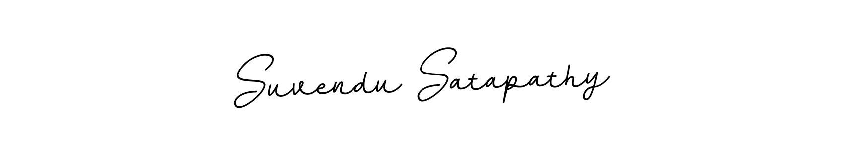 Use a signature maker to create a handwritten signature online. With this signature software, you can design (BallpointsItalic-DORy9) your own signature for name Suvendu Satapathy. Suvendu Satapathy signature style 11 images and pictures png