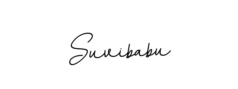 How to make Suvibabu name signature. Use BallpointsItalic-DORy9 style for creating short signs online. This is the latest handwritten sign. Suvibabu signature style 11 images and pictures png