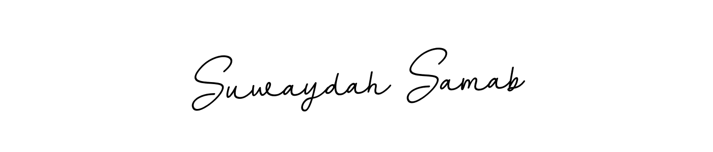 Make a short Suwaydah Samab signature style. Manage your documents anywhere anytime using BallpointsItalic-DORy9. Create and add eSignatures, submit forms, share and send files easily. Suwaydah Samab signature style 11 images and pictures png