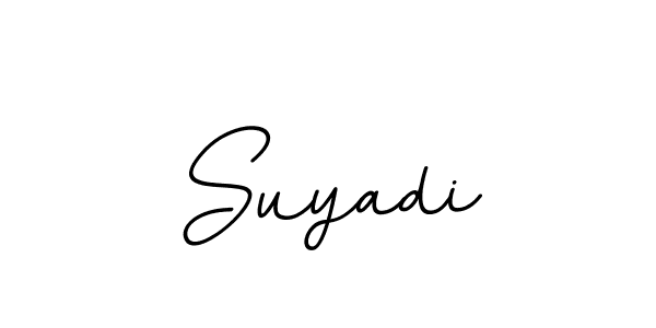 You should practise on your own different ways (BallpointsItalic-DORy9) to write your name (Suyadi) in signature. don't let someone else do it for you. Suyadi signature style 11 images and pictures png