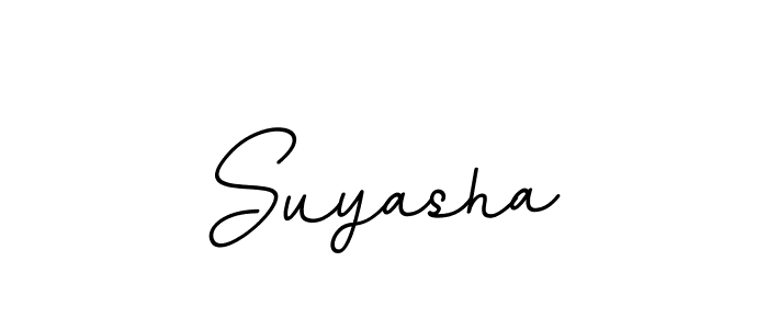 How to make Suyasha name signature. Use BallpointsItalic-DORy9 style for creating short signs online. This is the latest handwritten sign. Suyasha signature style 11 images and pictures png