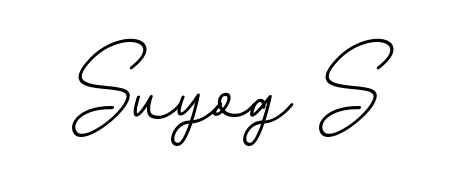 Create an unforgettable impression when signing with Suyog S name styled in BallpointsItalic-DORy9 typography. 100% free online generator. Suyog S signature style 11 images and pictures png