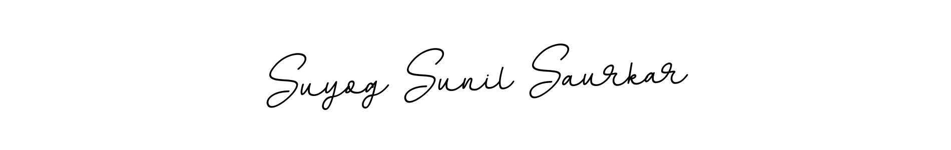 Make a beautiful signature design for name Suyog Sunil Saurkar. Use this online signature maker to create a handwritten signature for free. Suyog Sunil Saurkar signature style 11 images and pictures png