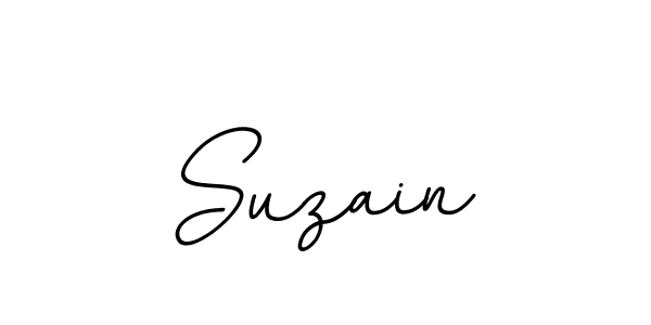 How to make Suzain name signature. Use BallpointsItalic-DORy9 style for creating short signs online. This is the latest handwritten sign. Suzain signature style 11 images and pictures png