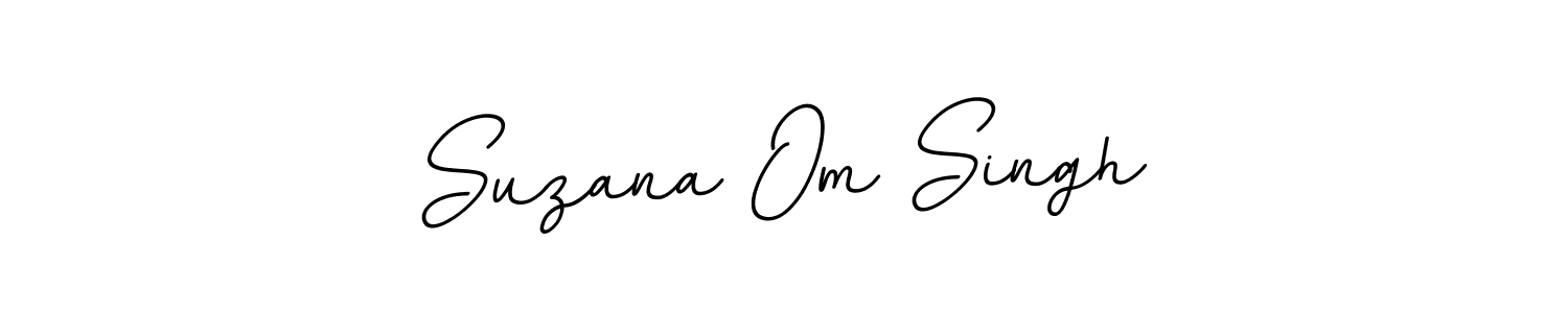 Use a signature maker to create a handwritten signature online. With this signature software, you can design (BallpointsItalic-DORy9) your own signature for name Suzana Om Singh. Suzana Om Singh signature style 11 images and pictures png