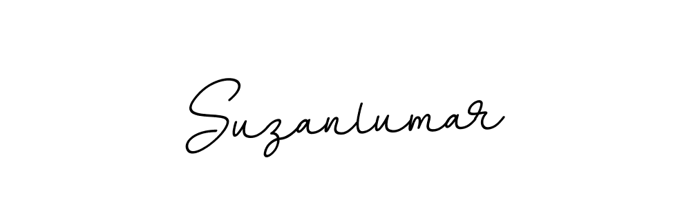How to make Suzanlumar name signature. Use BallpointsItalic-DORy9 style for creating short signs online. This is the latest handwritten sign. Suzanlumar signature style 11 images and pictures png