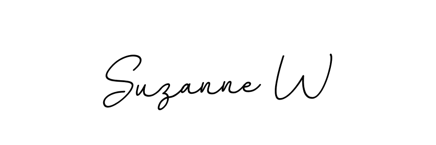 How to make Suzanne W signature? BallpointsItalic-DORy9 is a professional autograph style. Create handwritten signature for Suzanne W name. Suzanne W signature style 11 images and pictures png