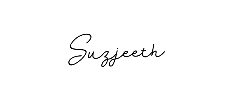The best way (BallpointsItalic-DORy9) to make a short signature is to pick only two or three words in your name. The name Suzjeeth include a total of six letters. For converting this name. Suzjeeth signature style 11 images and pictures png