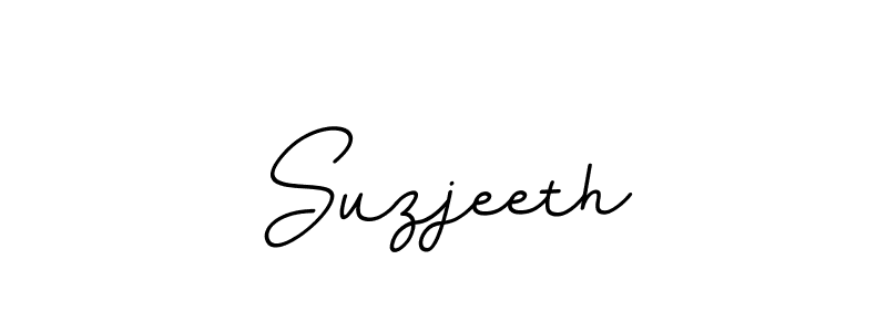 Design your own signature with our free online signature maker. With this signature software, you can create a handwritten (BallpointsItalic-DORy9) signature for name Suzjeeth. Suzjeeth signature style 11 images and pictures png
