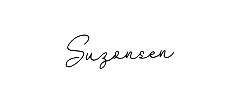 Make a beautiful signature design for name Suzonsen. With this signature (BallpointsItalic-DORy9) style, you can create a handwritten signature for free. Suzonsen signature style 11 images and pictures png
