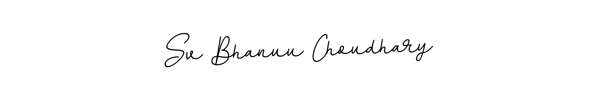 Make a short Sv Bhanuu Choudhary signature style. Manage your documents anywhere anytime using BallpointsItalic-DORy9. Create and add eSignatures, submit forms, share and send files easily. Sv Bhanuu Choudhary signature style 11 images and pictures png