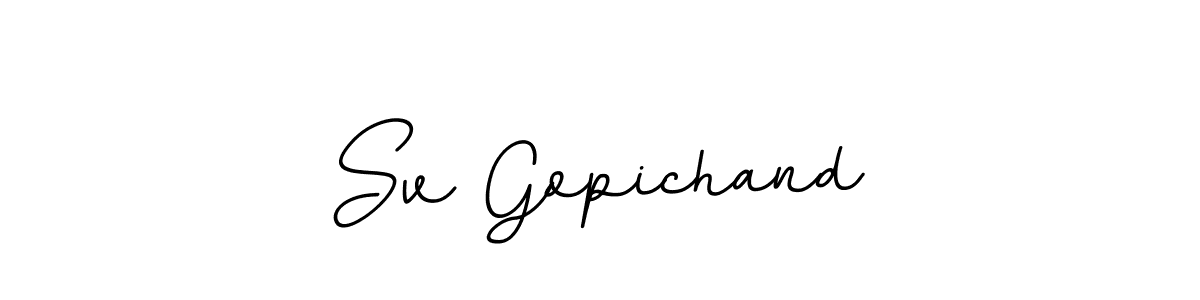 BallpointsItalic-DORy9 is a professional signature style that is perfect for those who want to add a touch of class to their signature. It is also a great choice for those who want to make their signature more unique. Get Sv Gopichand name to fancy signature for free. Sv Gopichand signature style 11 images and pictures png