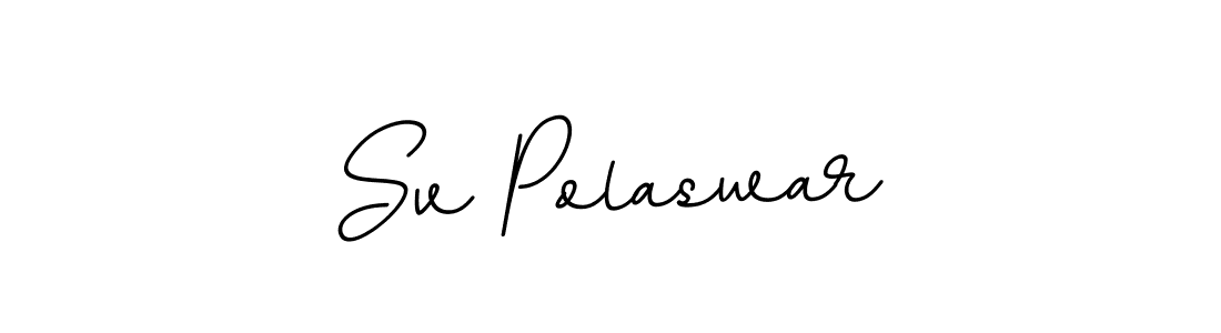 Also You can easily find your signature by using the search form. We will create Sv Polaswar name handwritten signature images for you free of cost using BallpointsItalic-DORy9 sign style. Sv Polaswar signature style 11 images and pictures png