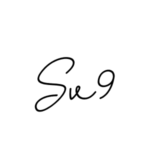 Design your own signature with our free online signature maker. With this signature software, you can create a handwritten (BallpointsItalic-DORy9) signature for name Sv9. Sv9 signature style 11 images and pictures png