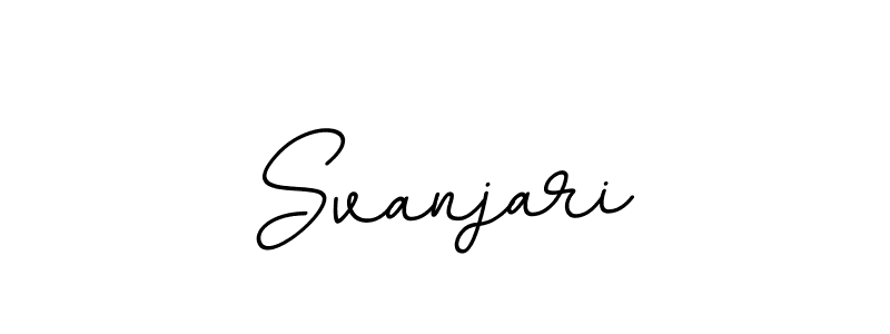 Design your own signature with our free online signature maker. With this signature software, you can create a handwritten (BallpointsItalic-DORy9) signature for name Svanjari. Svanjari signature style 11 images and pictures png