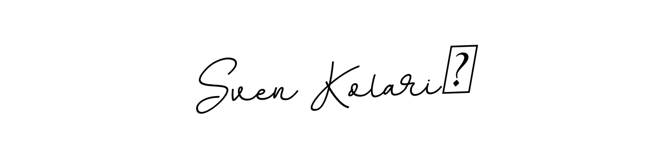 Once you've used our free online signature maker to create your best signature BallpointsItalic-DORy9 style, it's time to enjoy all of the benefits that Sven Kolarić name signing documents. Sven Kolarić signature style 11 images and pictures png