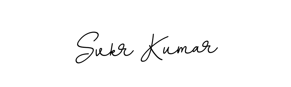 You should practise on your own different ways (BallpointsItalic-DORy9) to write your name (Svkr Kumar) in signature. don't let someone else do it for you. Svkr Kumar signature style 11 images and pictures png