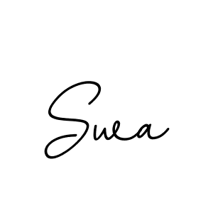 Create a beautiful signature design for name Swa. With this signature (BallpointsItalic-DORy9) fonts, you can make a handwritten signature for free. Swa signature style 11 images and pictures png