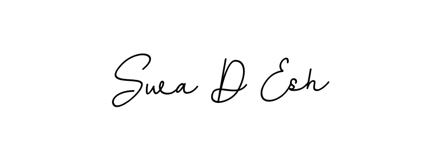 Swa D Esh stylish signature style. Best Handwritten Sign (BallpointsItalic-DORy9) for my name. Handwritten Signature Collection Ideas for my name Swa D Esh. Swa D Esh signature style 11 images and pictures png