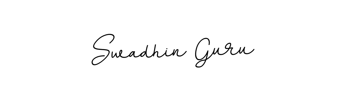 Similarly BallpointsItalic-DORy9 is the best handwritten signature design. Signature creator online .You can use it as an online autograph creator for name Swadhin Guru. Swadhin Guru signature style 11 images and pictures png