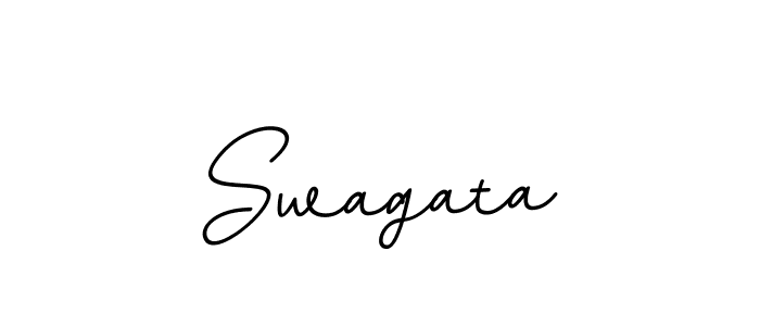 Similarly BallpointsItalic-DORy9 is the best handwritten signature design. Signature creator online .You can use it as an online autograph creator for name Swagata. Swagata signature style 11 images and pictures png