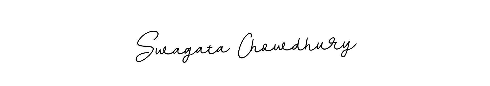 The best way (BallpointsItalic-DORy9) to make a short signature is to pick only two or three words in your name. The name Swagata Chowdhury include a total of six letters. For converting this name. Swagata Chowdhury signature style 11 images and pictures png
