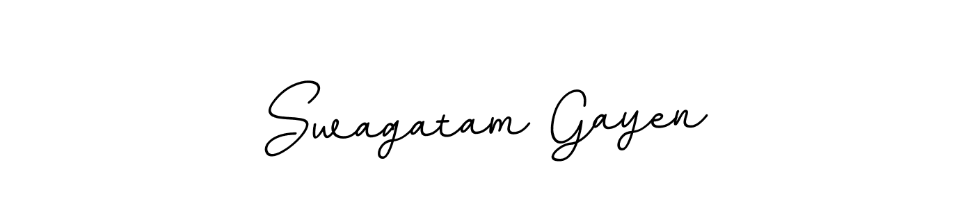 if you are searching for the best signature style for your name Swagatam Gayen. so please give up your signature search. here we have designed multiple signature styles  using BallpointsItalic-DORy9. Swagatam Gayen signature style 11 images and pictures png