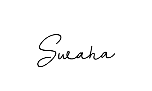 Similarly BallpointsItalic-DORy9 is the best handwritten signature design. Signature creator online .You can use it as an online autograph creator for name Swaha. Swaha signature style 11 images and pictures png
