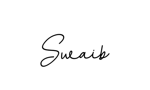 You should practise on your own different ways (BallpointsItalic-DORy9) to write your name (Swaib) in signature. don't let someone else do it for you. Swaib signature style 11 images and pictures png