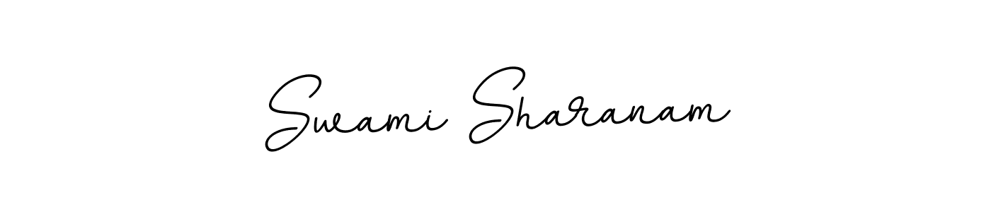 Also we have Swami Sharanam name is the best signature style. Create professional handwritten signature collection using BallpointsItalic-DORy9 autograph style. Swami Sharanam signature style 11 images and pictures png