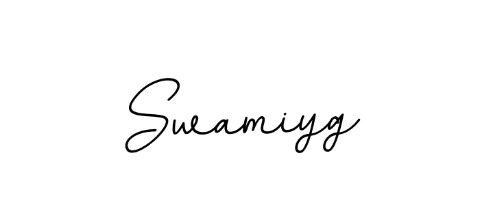 You should practise on your own different ways (BallpointsItalic-DORy9) to write your name (Swamiyg) in signature. don't let someone else do it for you. Swamiyg signature style 11 images and pictures png