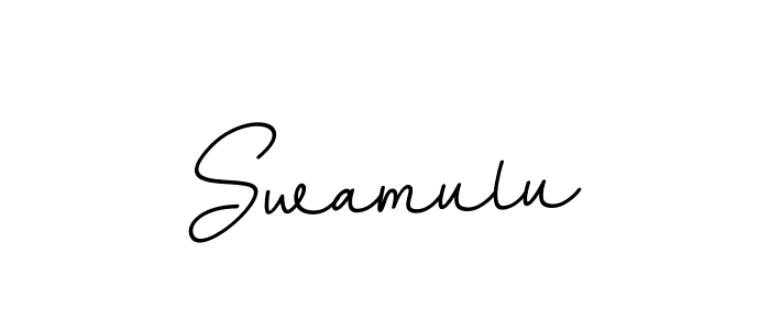 Create a beautiful signature design for name Swamulu. With this signature (BallpointsItalic-DORy9) fonts, you can make a handwritten signature for free. Swamulu signature style 11 images and pictures png