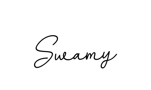 Use a signature maker to create a handwritten signature online. With this signature software, you can design (BallpointsItalic-DORy9) your own signature for name Swamy. Swamy signature style 11 images and pictures png