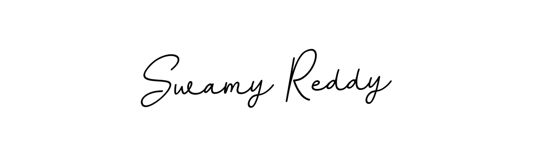 Create a beautiful signature design for name Swamy Reddy. With this signature (BallpointsItalic-DORy9) fonts, you can make a handwritten signature for free. Swamy Reddy signature style 11 images and pictures png